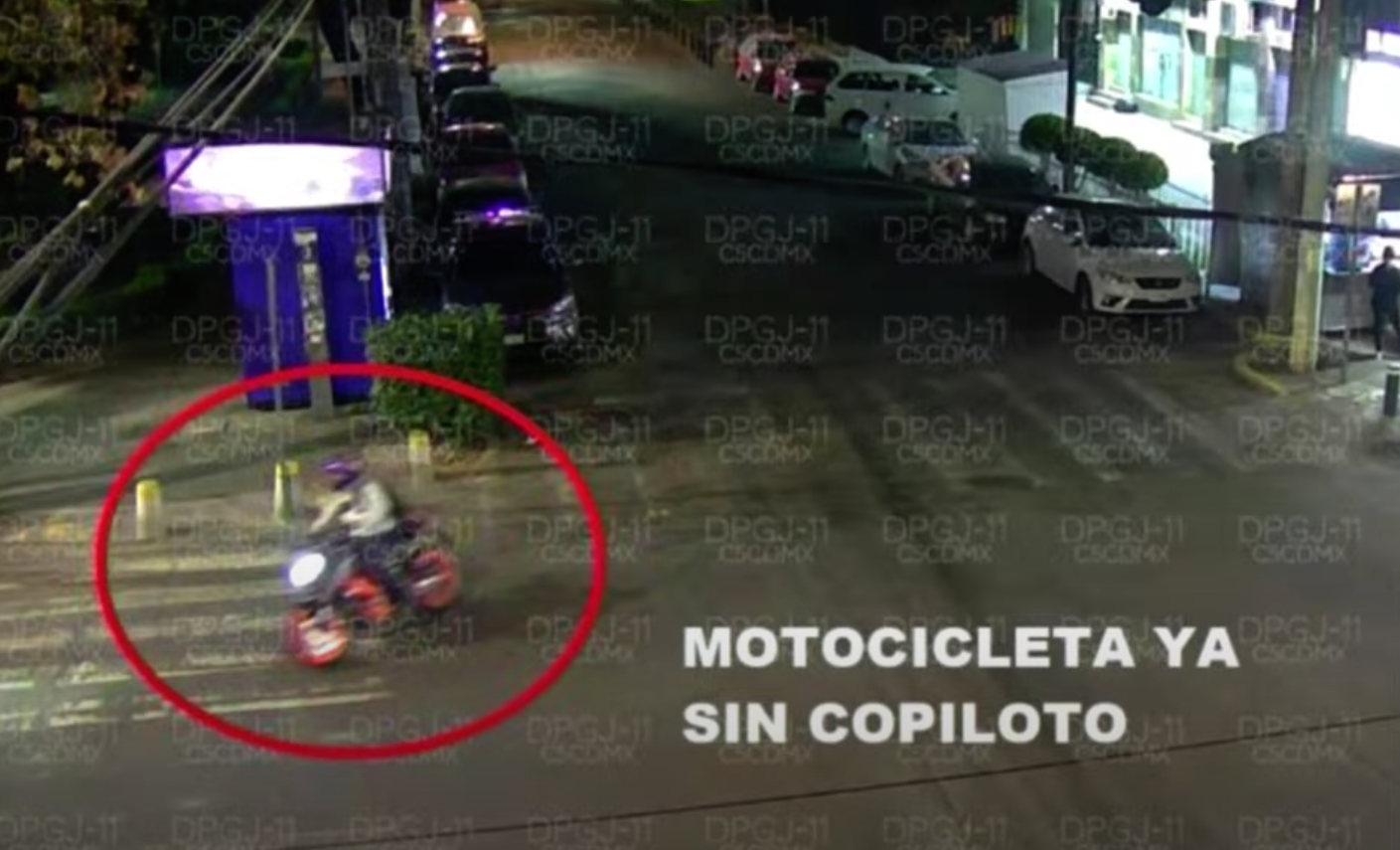 Motocicleta de atentado contra Gómez Leyva huyó hacia Edomex