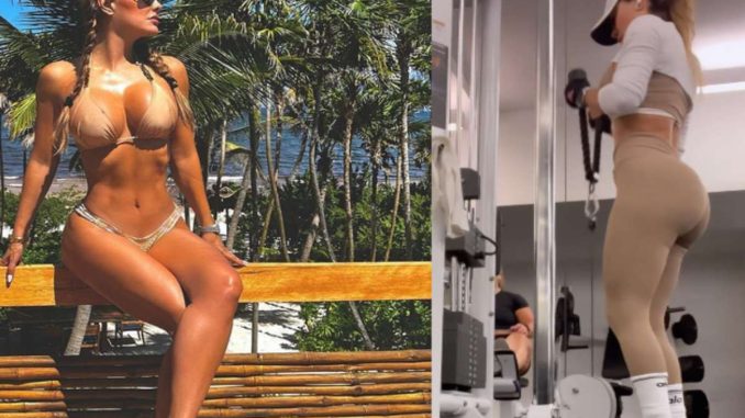 Ninel Conde en el Gym